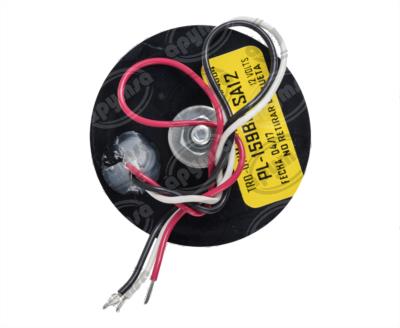 PLAFON LEDS MICA AMBAR 12V CIRCULAR CHICO BASE NEGRA AUTOBUS URBANO AYCO NACIONAL PL-159BN-LS-12 