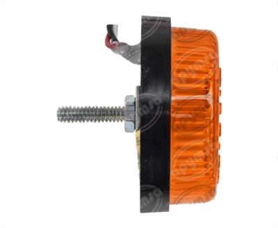 PLAFON LEDS MICA AMBAR 12V CIRCULAR CHICO BASE NEGRA AUTOBUS URBANO AYCO NACIONAL PL-159BN-LS-12 