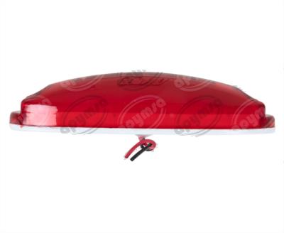PLAFON LEDS ROJO LATERAL 12-24V FALDON FIJO AYCO TROGRIM PL-173-SM-R 