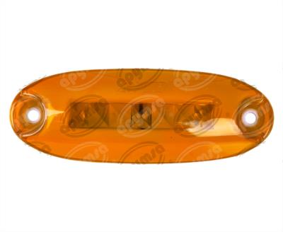 PLAFON LEDS AMBAR CENTRAL 12/24V POSICION FALDON AYCO TROGRIM PL-173-SM-A 