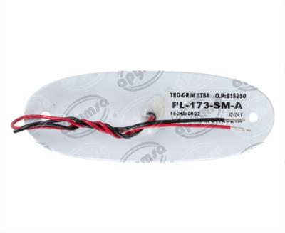 PLAFON LEDS AMBAR CENTRAL 12/24V POSICION FALDON AYCO TROGRIM PL-173-SM-A 