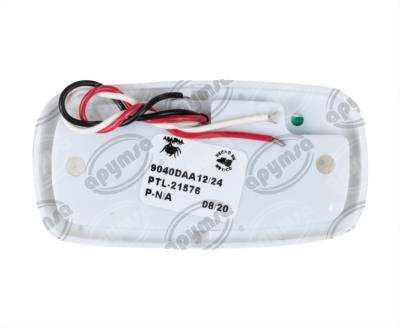 LUZ POSICION MICA TRANSPARENTE LATERAL 12V 10 LEDS DOBLE OPTICA DESTELLO TRAKTOLAMP 9040 