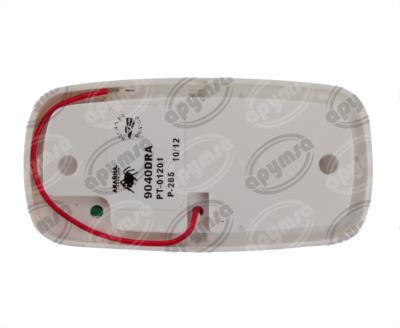 LUZ POSICION MICA TRANSPARENTE LATERAL 12V 10 LEDS DOBLE OPTICA DESTELLO TRAKTOLAMP 9040 