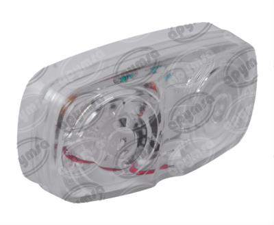 LUZ POSICION MICA TRANSPARENTE LATERAL 12V 10 LEDS DOBLE OPTICA TIPO ESTROBO TRAKTOLAMP 9040 