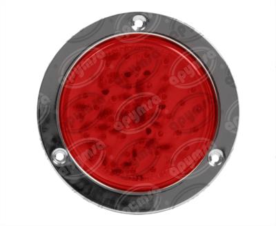 PLAFON LEDS MICA ROJA TRASERO 4" 60 LEDS 12V ALTO TECNOLAMP 834C-R12 