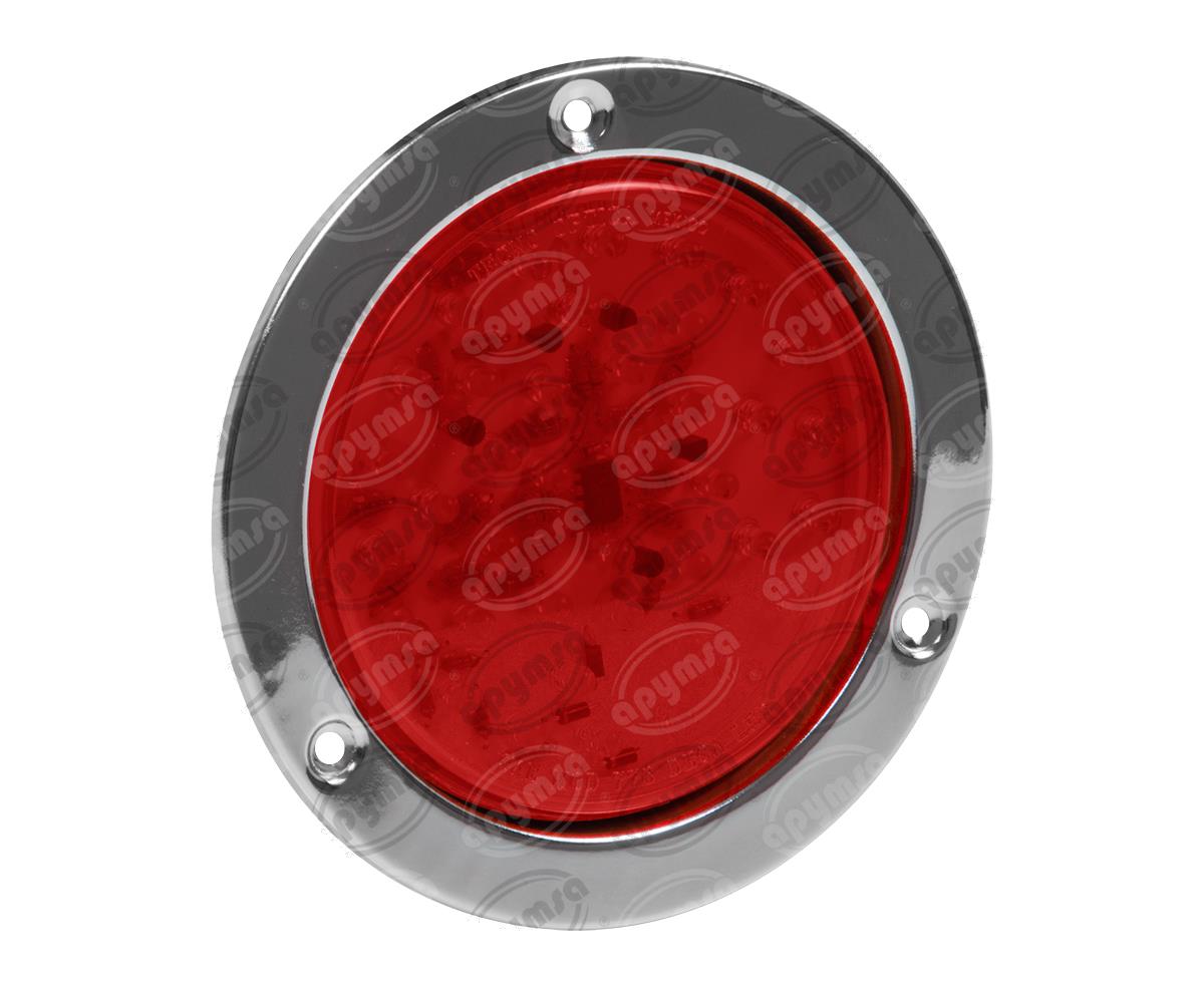 PLAFON LEDS MICA ROJA TRASERO 4" 60 LEDS 12V ALTO TECNOLAMP 834C-R12 