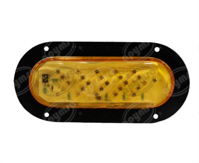 PLAFON LEDS MICA AMBAR POSICION LATERAL 25 LEDS 12V SELLADO UNIVERSAL INTERMITENTE TRAKTOLAMP 2445 