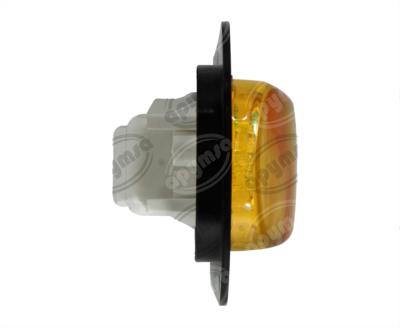 PLAFON LEDS MICA AMBAR POSICION LATERAL 25 LEDS 12V SELLADO UNIVERSAL INTERMITENTE TRAKTOLAMP 2445 