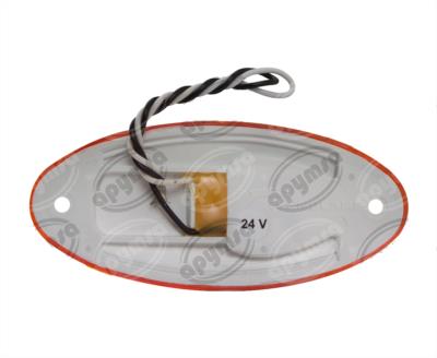 LUZ POSICION MICA AMBAR POSICION LATERAL 24V 2 LEDS LED OVALADO IRIZAR PB NACIONAL ICA-003102 