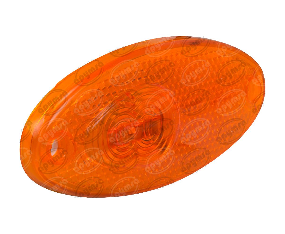LUZ POSICION MICA AMBAR POSICION LATERAL 24V 2 LEDS LED OVALADO IRIZAR PB NACIONAL ICA-003102 