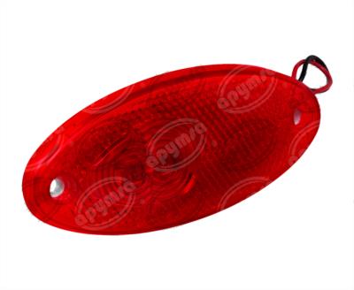 LUZ POSICION MICA ROJA POSICION LATERAL 24V 2 LEDS LED OVALADO IRIZAR PB NACIONAL ICA-003101 
