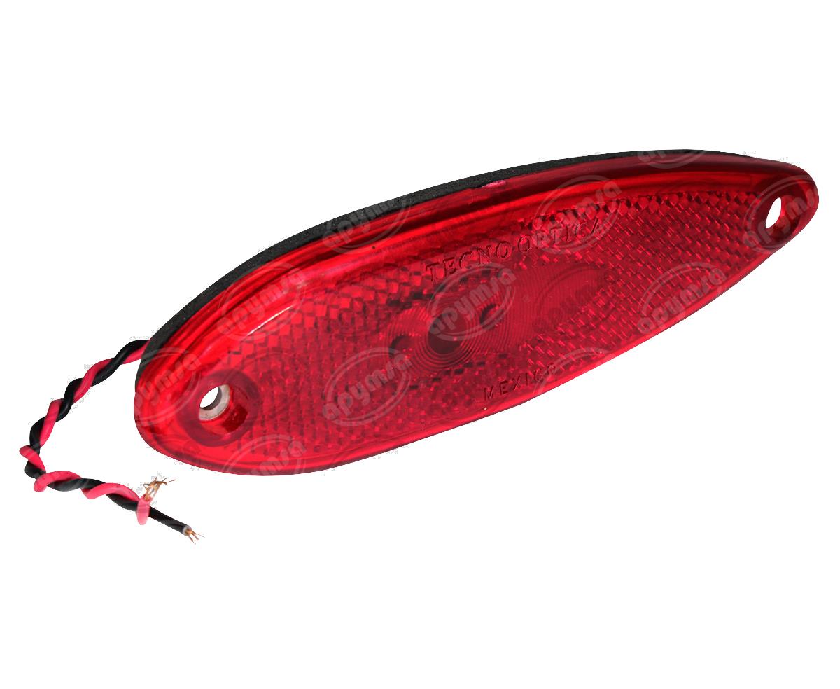LUZ POSICION MICA ROJA 24V 3 LEDS SELLADO IRIZAR PLASTICOS RECORD 1051 