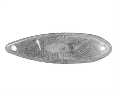 LUZ POSICION MICA TRANSPARENTE 24V 3 LEDS SELLADO IRIZAR PB LED PLASTICOS RECORD 1051 