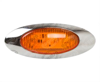 LUZ POSICION MICA AMBAR 12V - 24V 4 LEDS TRAKTOLAMP 8038CA 