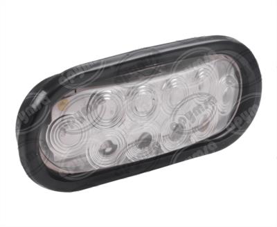 PLAFON LEDS MICA TRANSPARENTE POSICION LATERAL 10 LEDS 12V - 24V SELLADO UNIVERSAL TRAKTOLAMP 8045C 