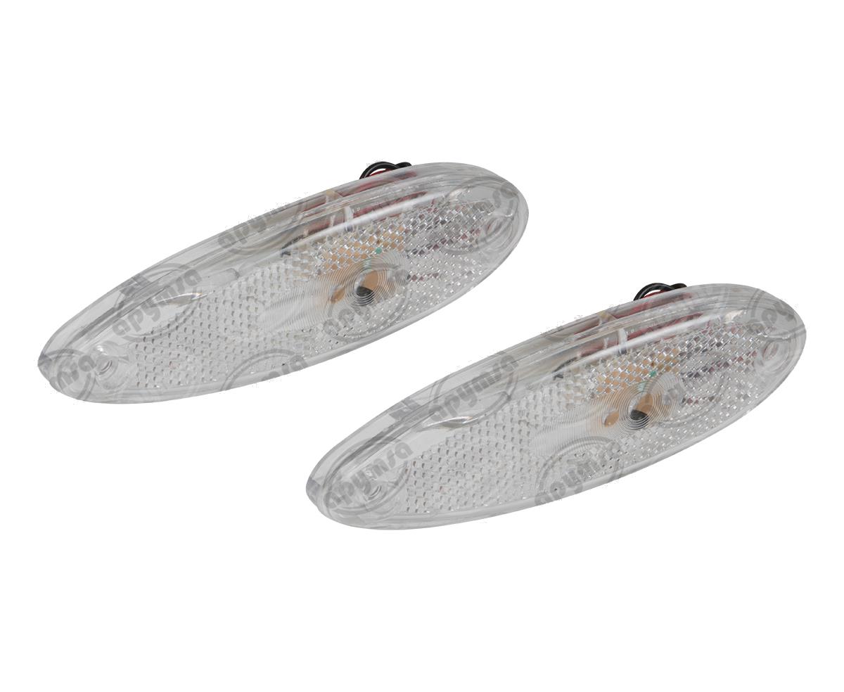 LUZ POSICION MICA TRANSPARENTE LATERAL 12V - 24V 3 LEDS IRIZAR TECNOLAMP 799-CB 