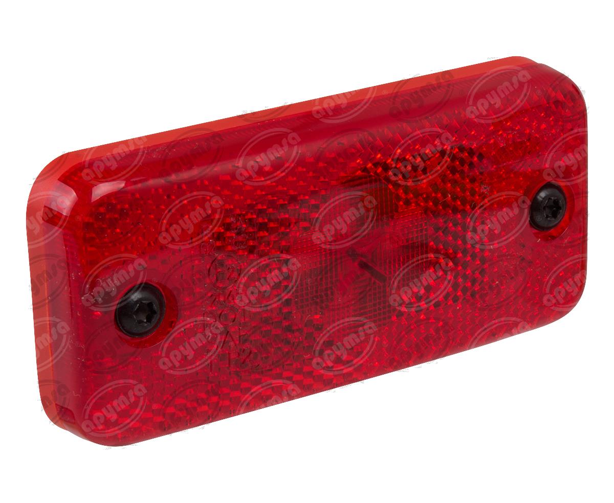 LUZ POSICION MICA ROJA 24V VOLVO 9700 TIPO TREBOL IMPORTADO 5033-24V 