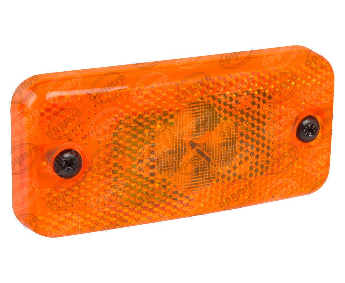 LUZ POSICION MICA AMBAR 24V LED VOLVO 9700 TIPO TREBOL IMPORTADO 5034A-24V 