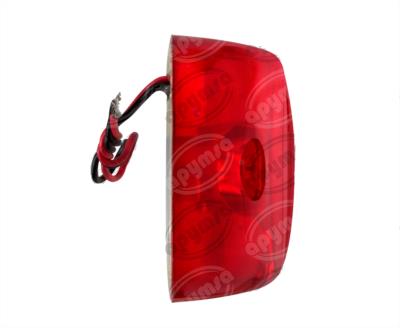 LUZ POSICION MICA ROJA POSICION LATERAL 24V 3 LEDS LED BECCAR PLASTICOS RECORD 936-2R 