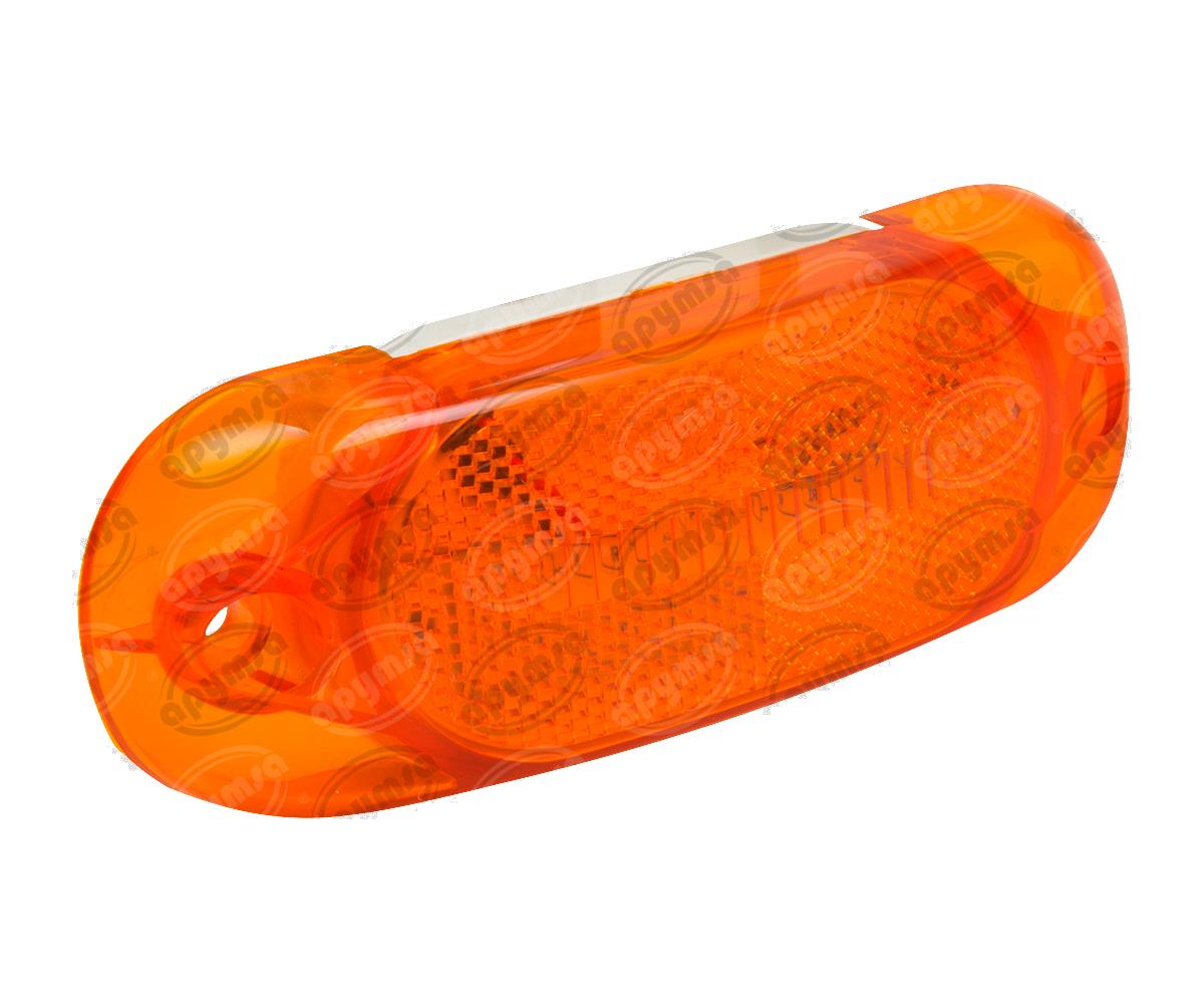LUZ POSICION MICA AMBAR POSICION LATERAL 24V 3 LEDS LED BECCAR PLASTICOS RECORD 936-2A 