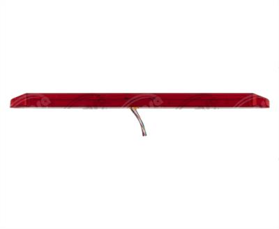 LUZ POSICION MICA ROJA LATERAL 12V 11 LEDS BARRA GONDOLAS GROTE 53582 