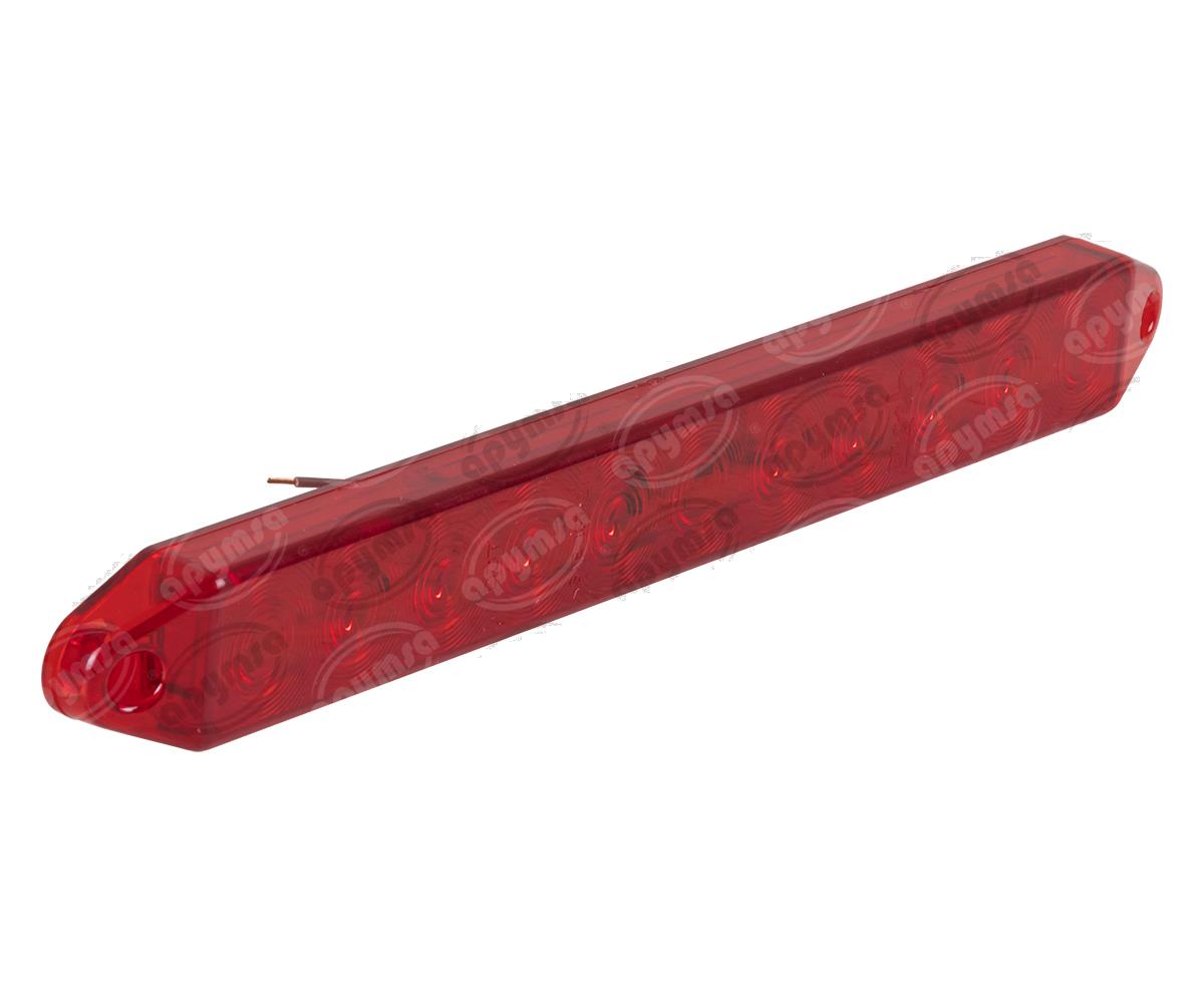 LUZ POSICION MICA ROJA LATERAL 12V 11 LEDS BARRA GONDOLAS GROTE 53582 