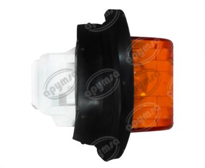 PLAFON SELLADO MICA AMBAR POSICION LATERAL CON REFLEJANTE TIPO TRIANGULO TRAKTOLAMP 2250-5 