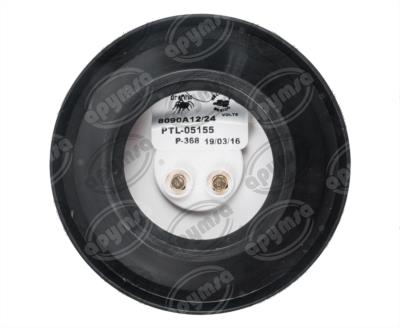 PLAFON LEDS MICA AMBAR 2 1/2" 9 LEDS 12V - 24V CON GROMMET TRAKTOLAMP 8090A 