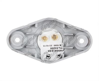 PLAFON LEDS MICA AMBAR 2" 3 LEDS 12V - 24V MONTAGE CON GIRO TRAKTOLAMP 8080A 