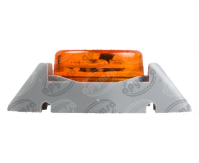 PLAFON LEDS MICA AMBAR 2" 3 LEDS 12V - 24V MONTAGE CON GIRO TRAKTOLAMP 8080A 