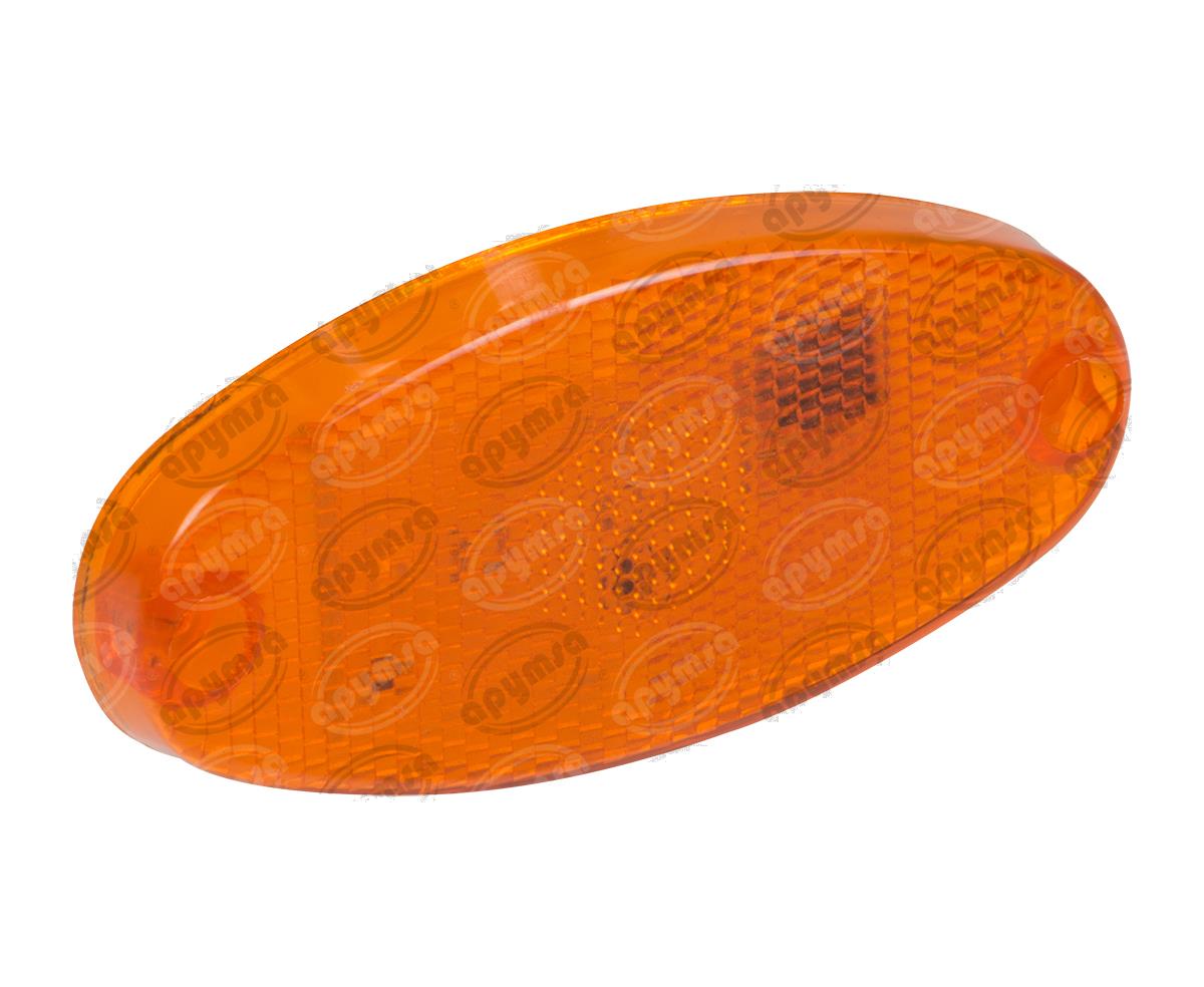 LUZ DIRECCIONAL MICA AMBAR 12V - 24V 3 LEDS LED CON REFLECTOR MERCEDES BENZ MARCO POLO NACIONAL ICA-003201 