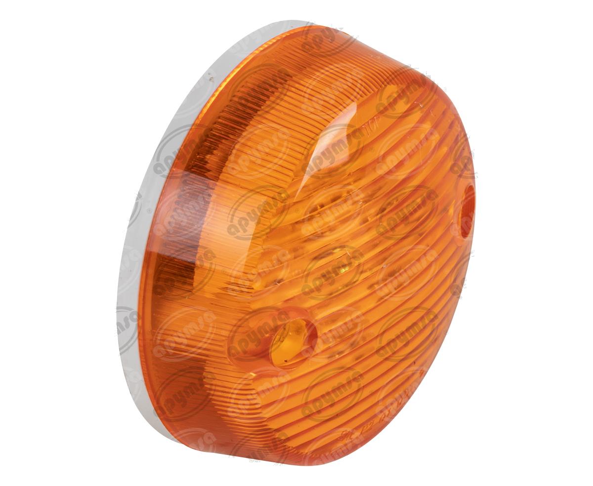 LUZ POSICION MICA AMBAR 12V - 24V 3" 7 LEDS LED MERCEDES AYCO TECNOLAMP 823-A 