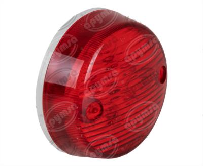LUZ POSICION MICA ROJA 12V - 24V 3" 6 LEDS LED MERCEDES AYCO TECNOLAMP 823-R 