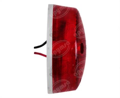 LUZ POSICION MICA ROJA 12V - 24V 3" 6 LEDS LED MERCEDES AYCO TECNOLAMP 823-R 