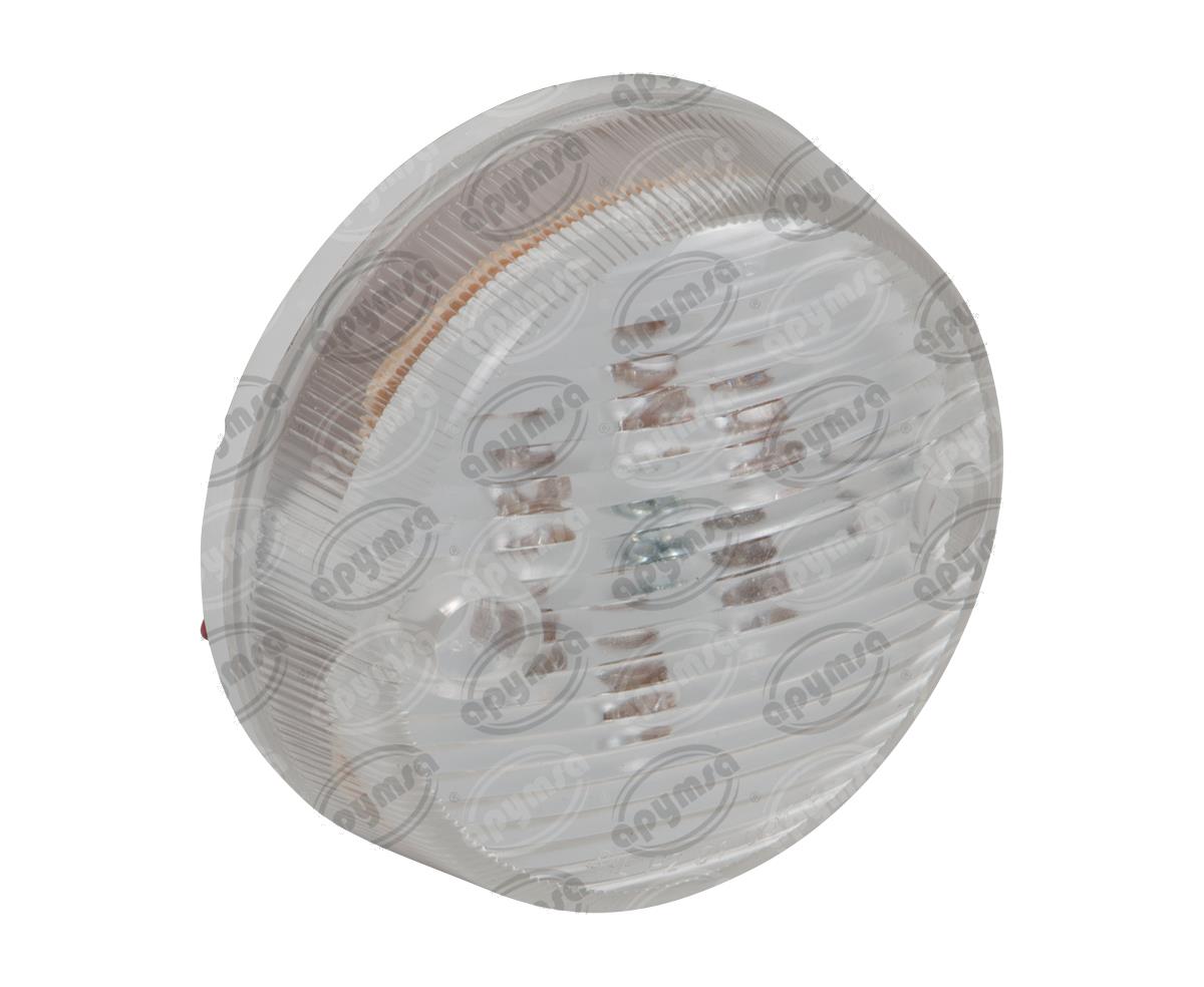 LUZ POSICION MICA TRANSPARENTE 12V - 24V 3" 7 LEDS LED MERCEDES AYCO TECNOLAMP 823-CA 