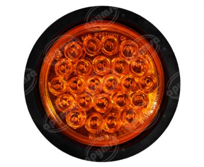 PLAFON LEDS MICA AMBAR TRASERO 4" 24 LEDS 12V SELLADO UNIVERSAL NEOLITE NEO360 