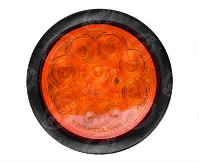 PLAFON LEDS MICA AMBAR TRASERO 4" 10 LEDS 12V - 24V SELLADO UNIVERSAL GIRATORIO TRAKTOLAMP 8026 