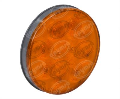 PLAFON LEDS MICA AMBAR TRASERO 4" 10 LEDS 12V PLANO NACIONAL GROTE 53253 
