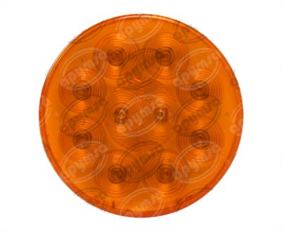 PLAFON LEDS MICA AMBAR TRASERO 4" 10 LEDS 12V PLANO NACIONAL GROTE 53253 