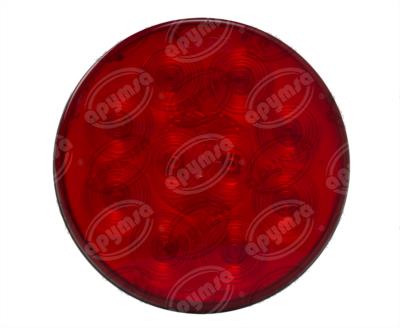 PLAFON LEDS MICA ROJA TRASERO 4" 10 LEDS 12V NACIONAL GROTE 53252 