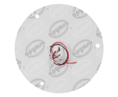 PLAFON LEDS MICA ROJA TRASERO 4" 7 LEDS 12V REDONDO PLANO LOMBRA 570 