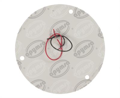 PLAFON LEDS MICA TRANSPARENTE TRASERO 4" 7 LEDS 12V REDONDO PLANO LOMBRA 580 