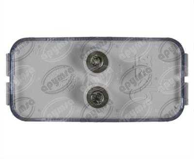 PLAFON LEDS RECTANGULAR TRANSPARENTE 12V GROTE 60421 