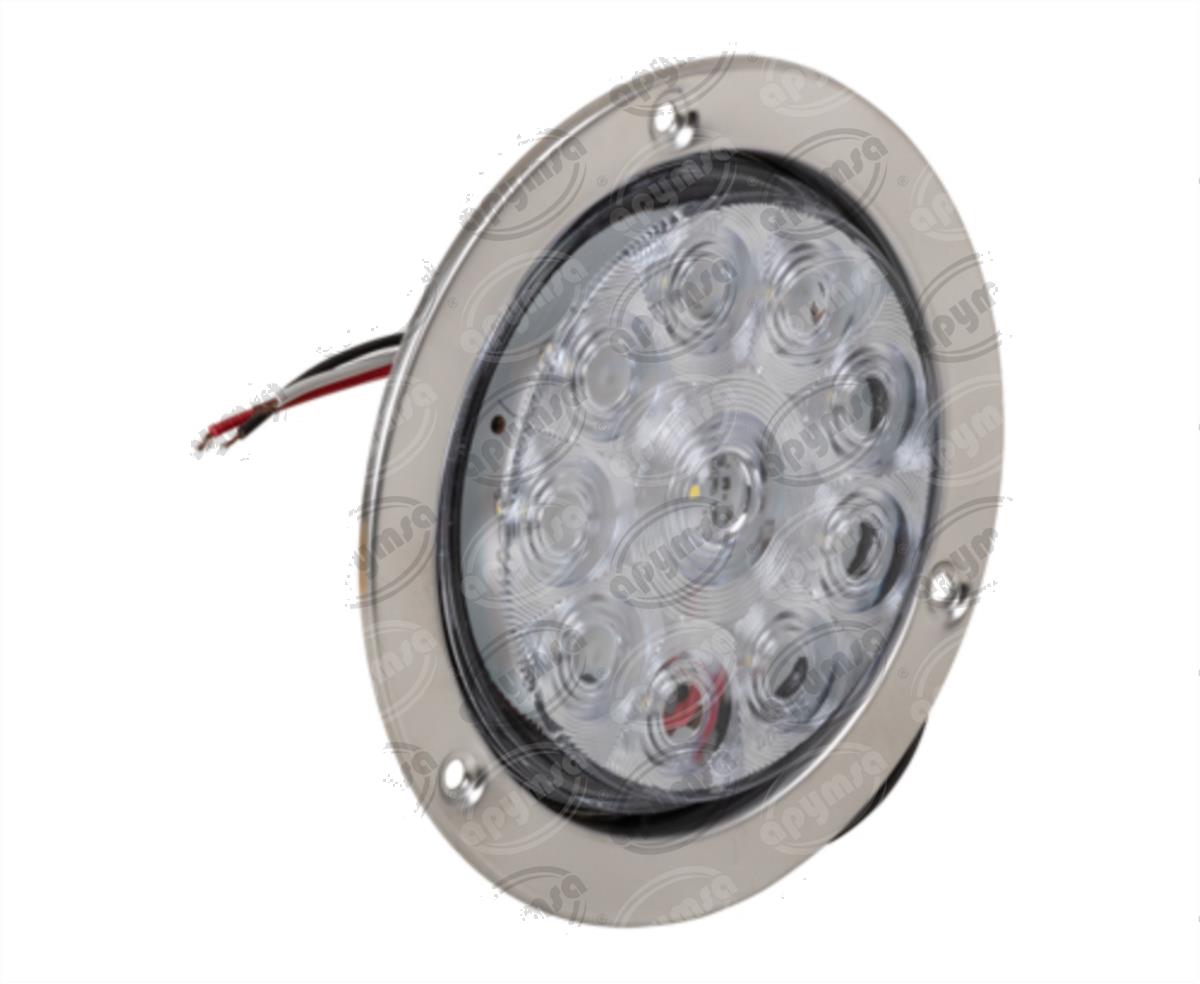 PLAFON LEDS MICA TRANSPARENTE 4" 12-24V 100MM SELLADO METALICO ATORNILLABLE QBH STAR 2975233 