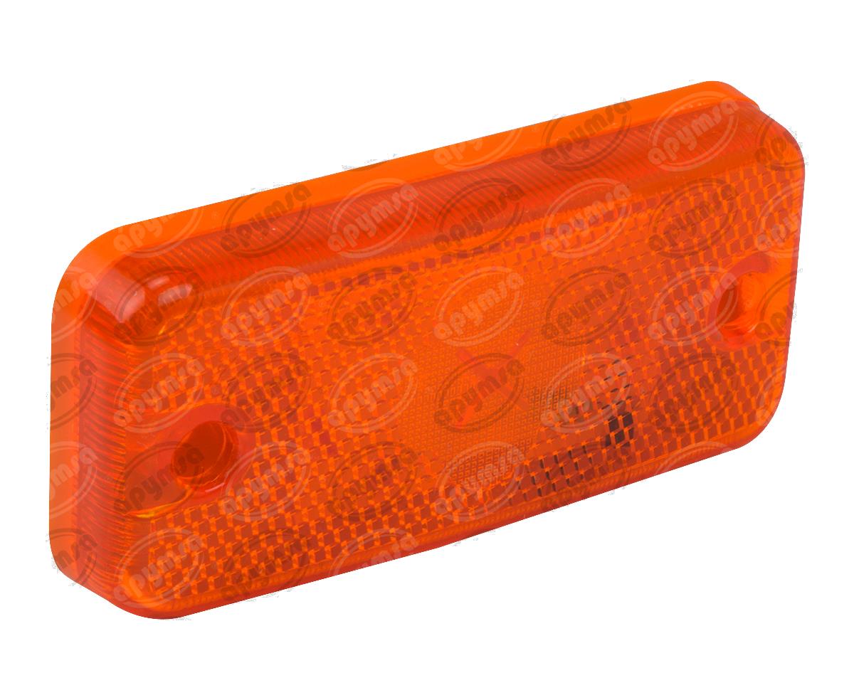 LUZ POSICION MICA AMBAR 12V - 24V 4 LEDS SELLADO VOLVO 9700 TECNOLAMP 804 