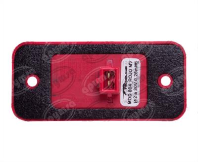 LUZ DIRECCIONAL MICA ROJA 12V - 24V 4 LEDS SELLADO VOLVO 9700 TECNOLAMP 804R 
