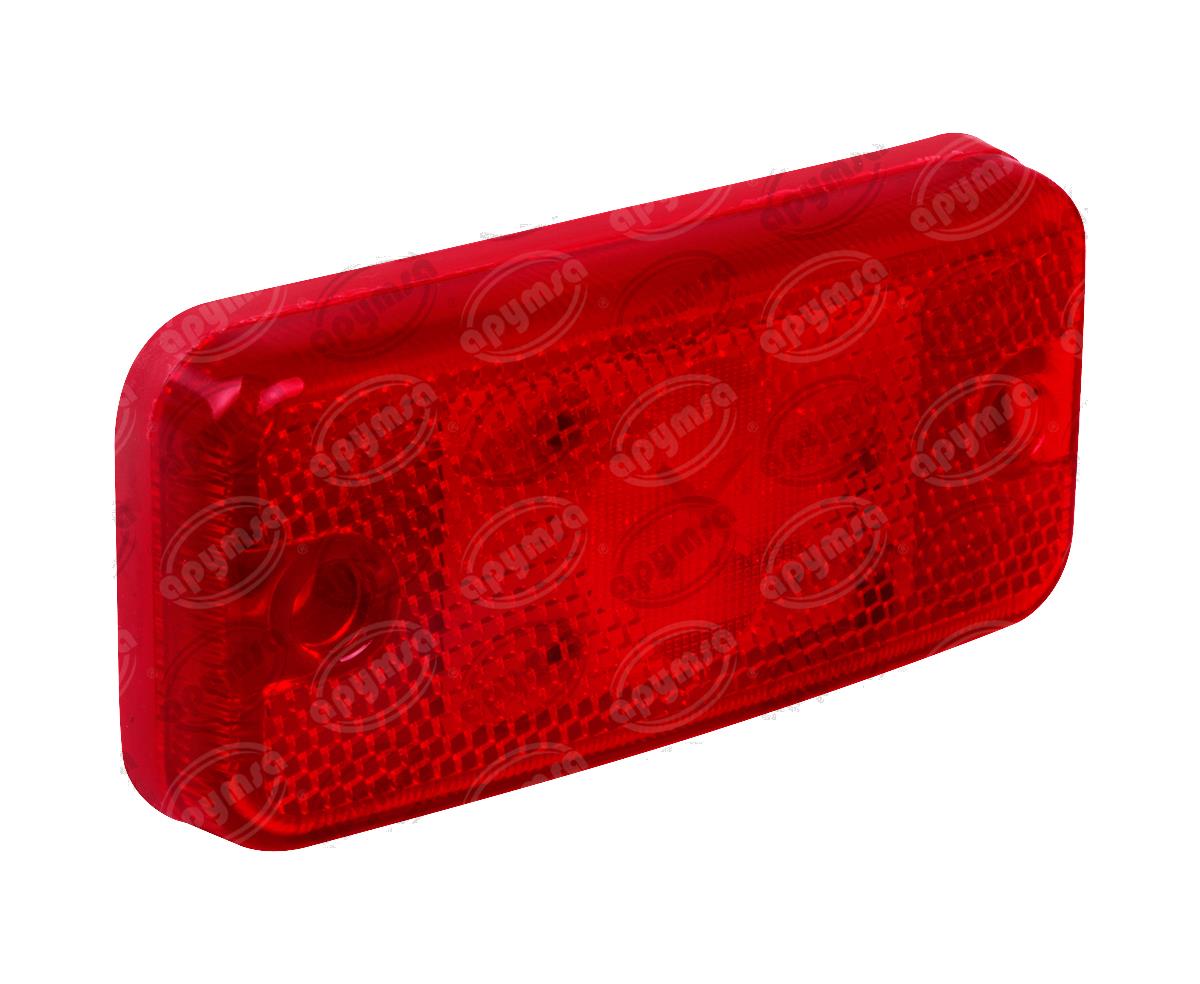 LUZ DIRECCIONAL MICA ROJA 12V - 24V 4 LEDS SELLADO VOLVO 9700 TECNOLAMP 804R 