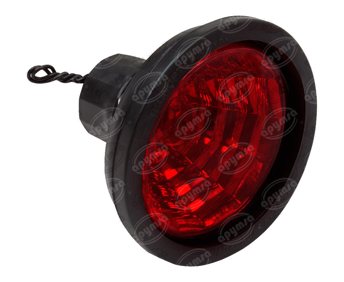 PLAFON FOCO CAMBIABLE PRISMÁTICA MICA ROJA 4" UNIVERSAL TECNOLAMP 769 