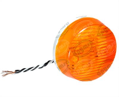 LUZ POSICION MICA AMBAR 12V 2" 4 LEDS LED MINIATURA TIPO BOSCH PLASTICOS RECORD 938-2 