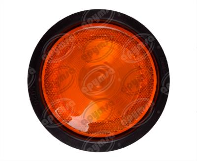 PLAFON SELLADO MICA AMBAR TRASERO 4" CON REFLEJANTE NACIONAL 53012C 